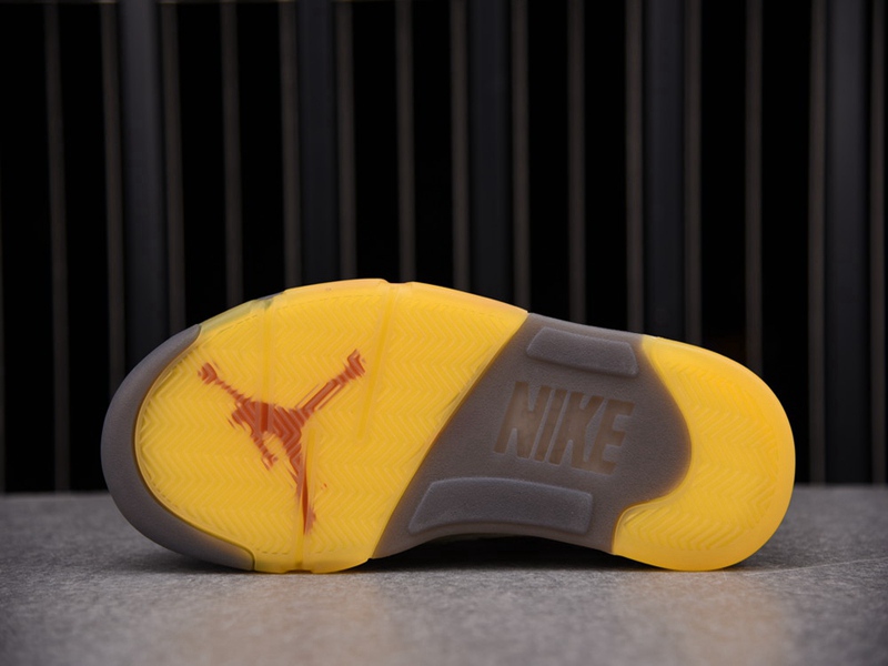 OFF-WHITE x Air Jordan 5 Sail(DH8565-100)